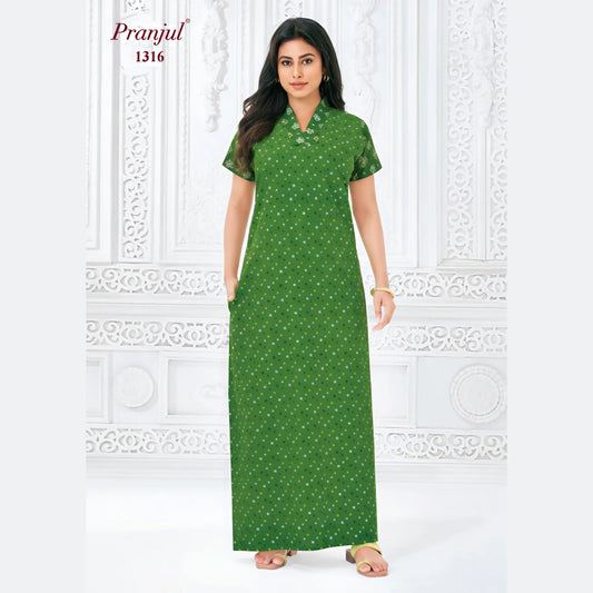 Cotton Pranjul Nighty 1316
