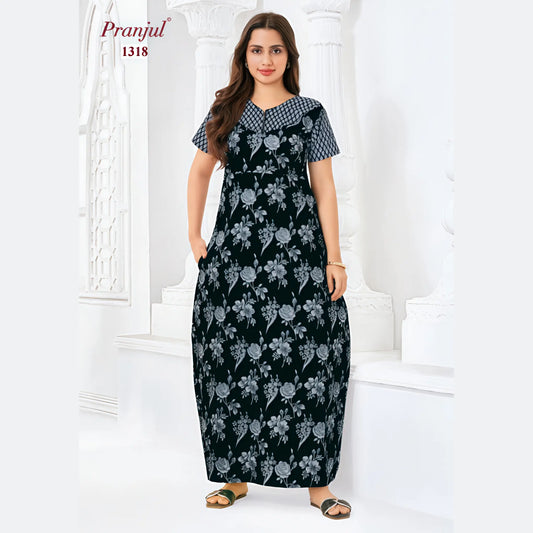 Cotton Pranjul Nighty 1318