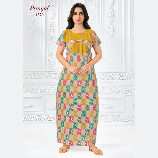 Cotton Pranjul Nighty 1320