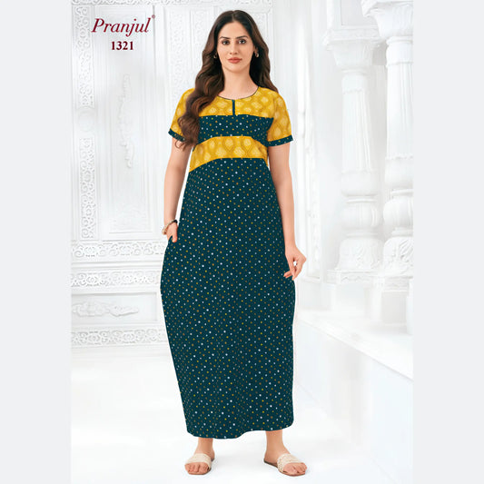 Cotton Pranjul Nighty 1321