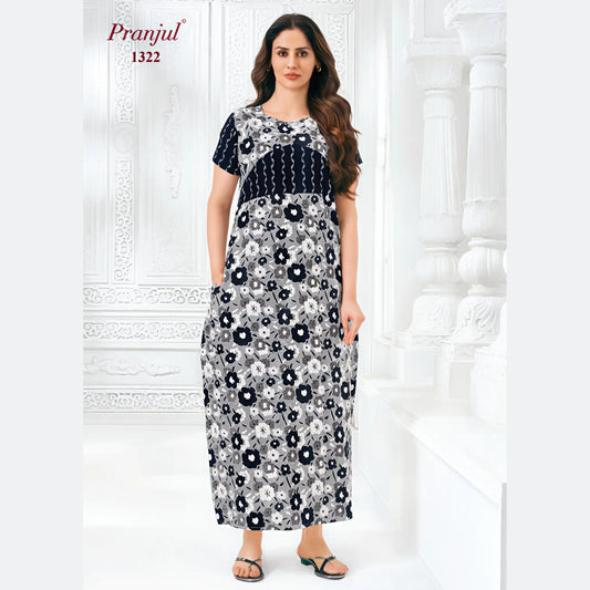 Cotton Pranjul Nighty 1322