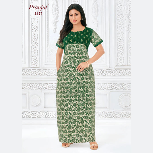 Cotton Pranjul Nighty 1327