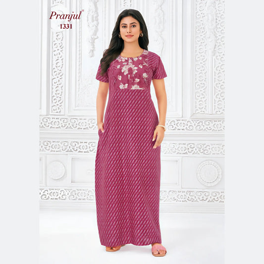 Cotton Pranjul Nighty 1331