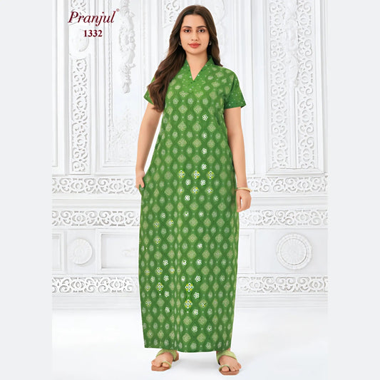 Cotton Pranjul Nighty 1332