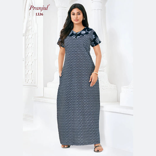 Cotton Pranjul Nighty 1336