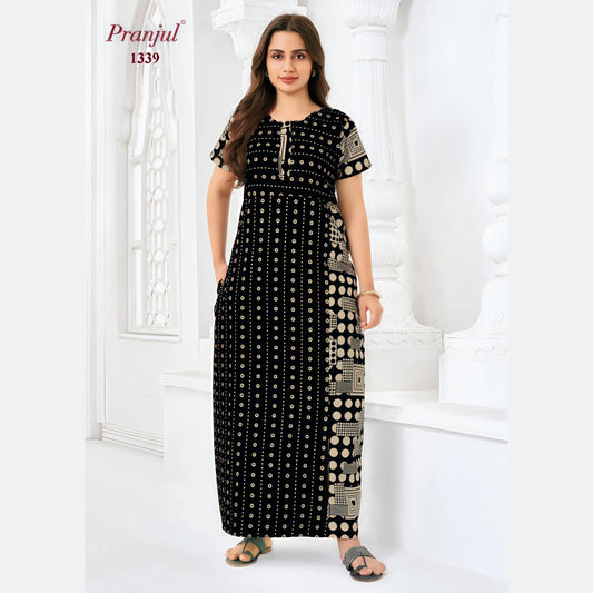 Cotton Pranjul Nighty 1339