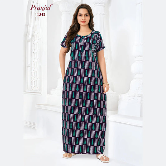 Cotton Pranjul Nighty 1342