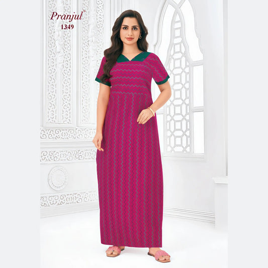 Cotton Pranjul Nighty 1349