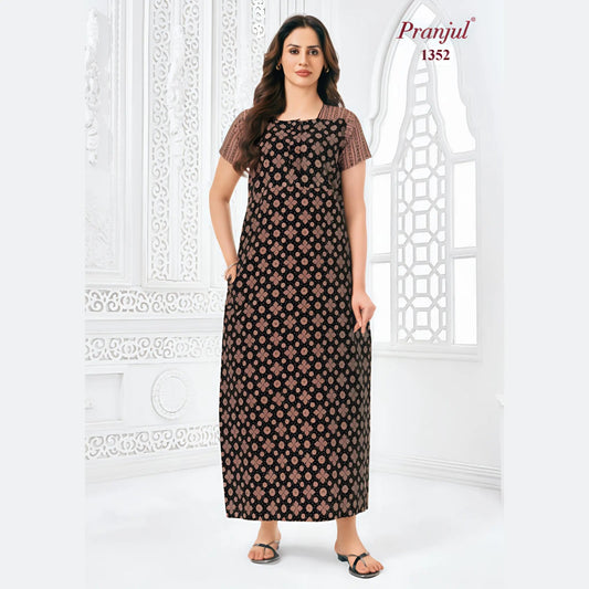 Cotton Pranjul Nighty 1352
