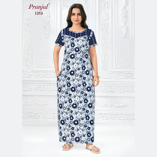 Cotton Pranjul Nighty 1353