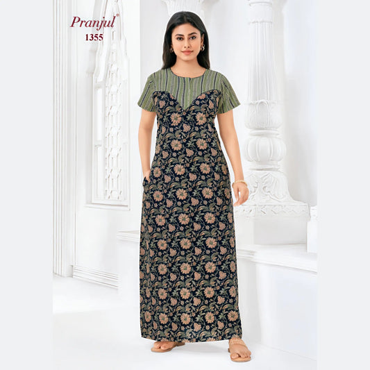 Cotton Pranjul Nighty 1355