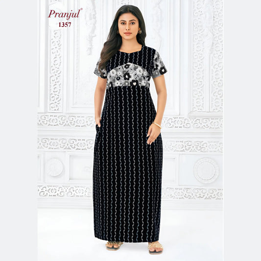Cotton Pranjul Nighty 1357