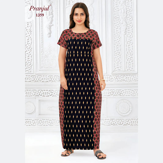 Cotton Pranjul Nighty 1359