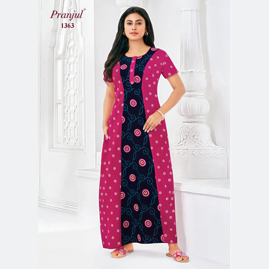 Cotton Pranjul Nighty 1363