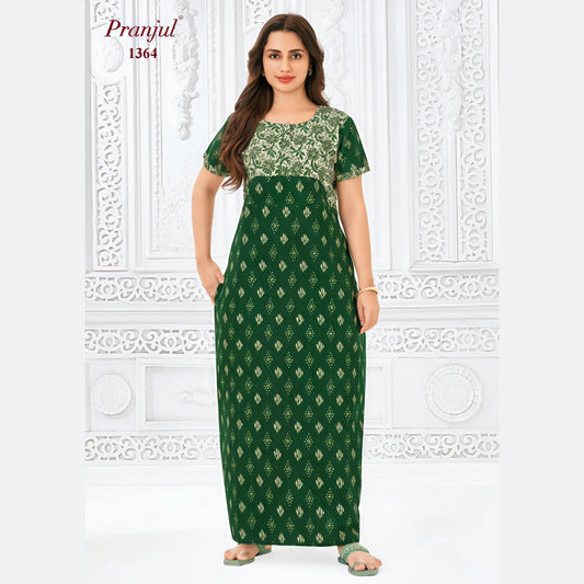 Cotton Pranjul Nighty 1364