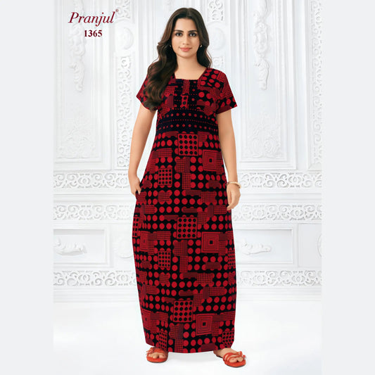 Cotton Pranjul Nighty 1365
