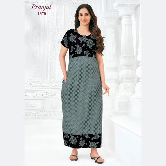 Cotton Pranjul Nighty 1370