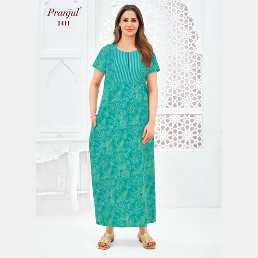 Cotton Pranjul Nighty 1411