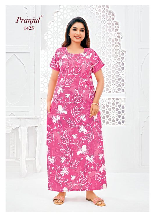 Cotton Pranjul Nighty 1425