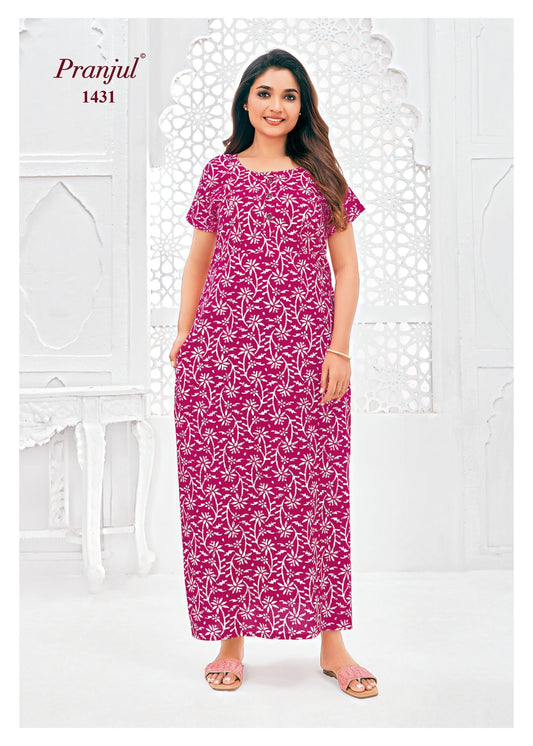 Cotton Pranjul Nighty 1431
