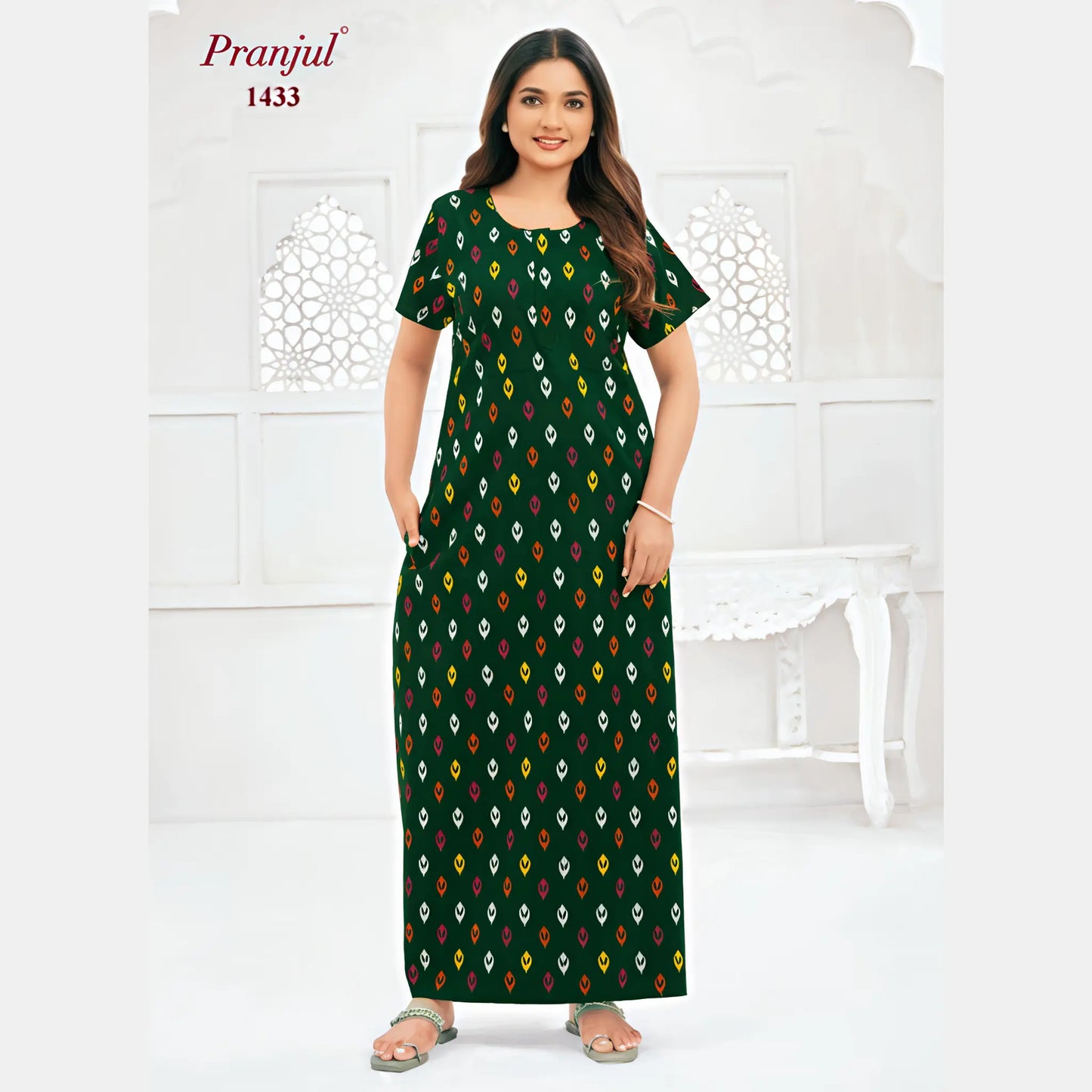 Cotton Pranjul Nighty 1433