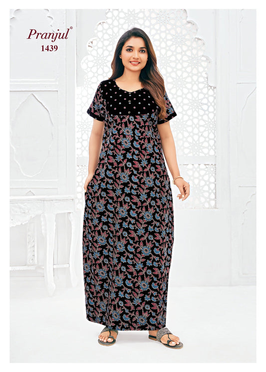 Cotton Pranjul Nighty 1439