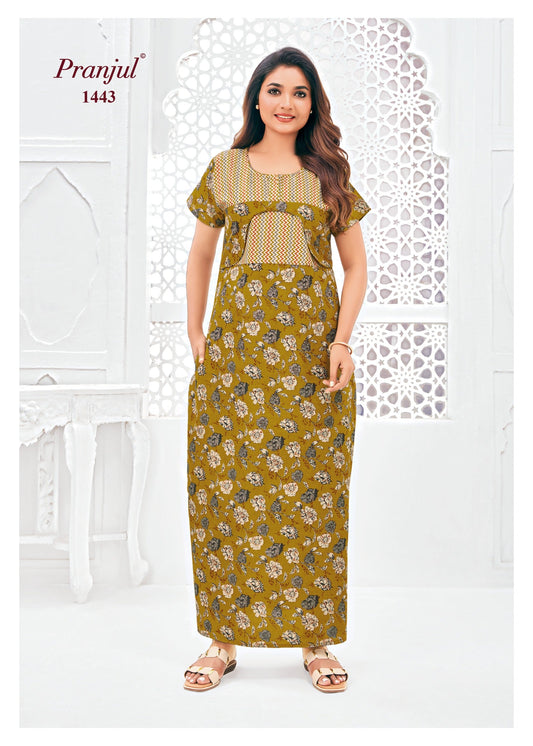 Cotton Pranjul Nighty 1443