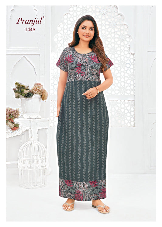 Cotton Pranjul Nighty 1445