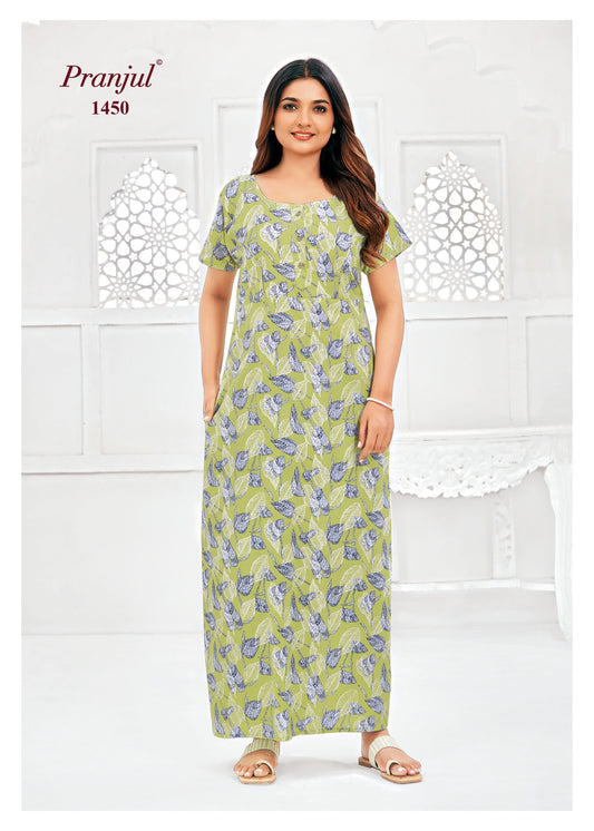 Cotton Pranjul Nighty 1450