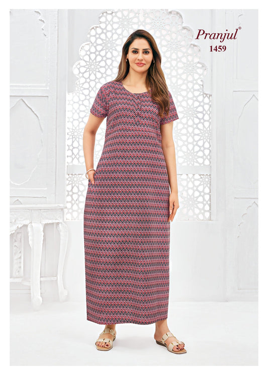 Cotton Pranjul Nighty 1459