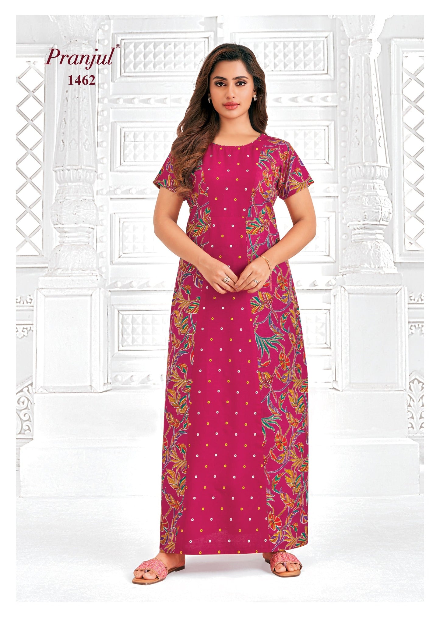 Cotton Pranjul Nighty 1462