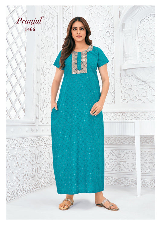 Cotton Pranjul Nighty 1466