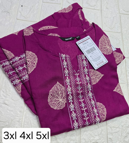 Premium Purple Plus size  ZO30