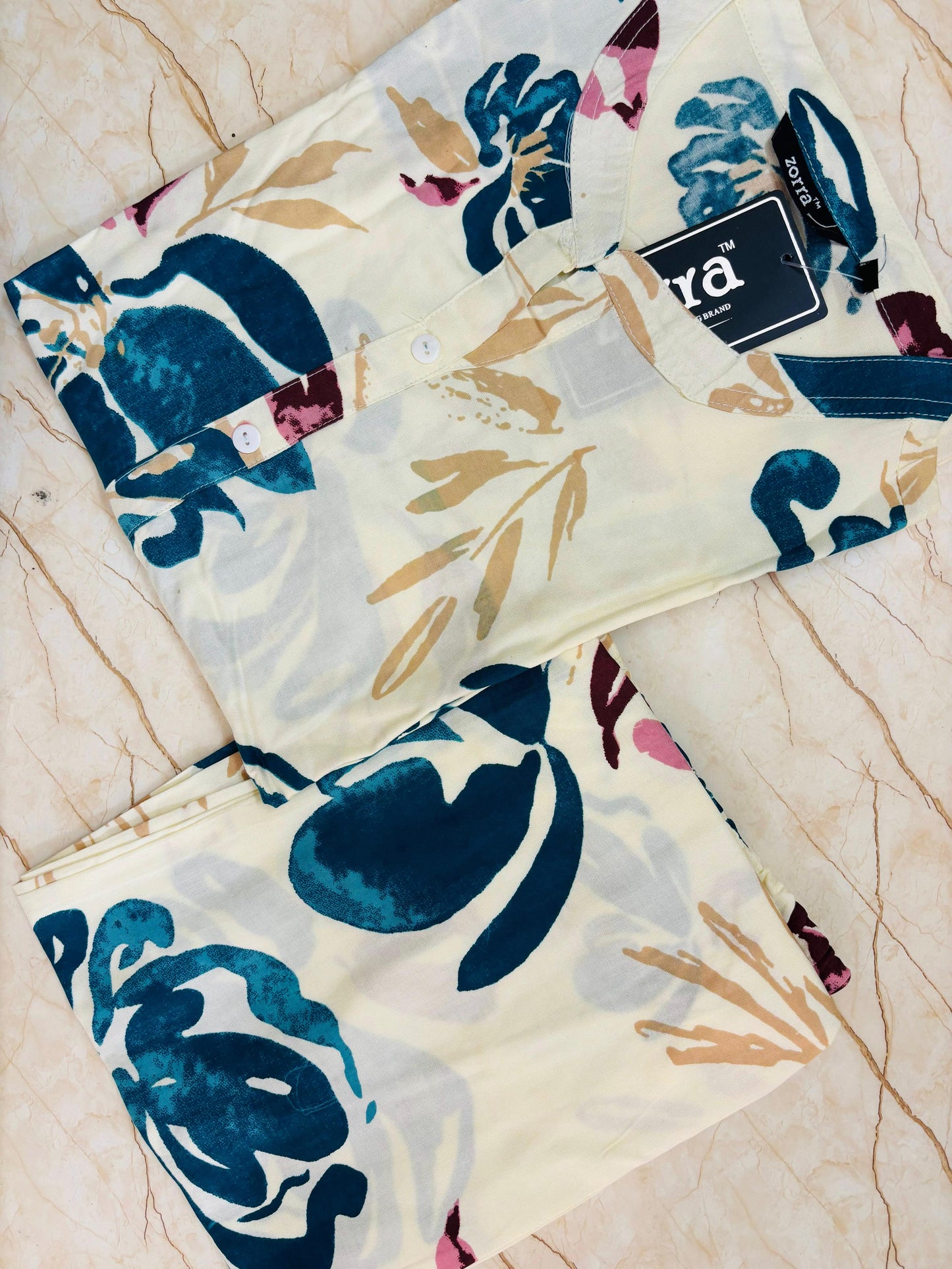 White Rayon Coord ZO11