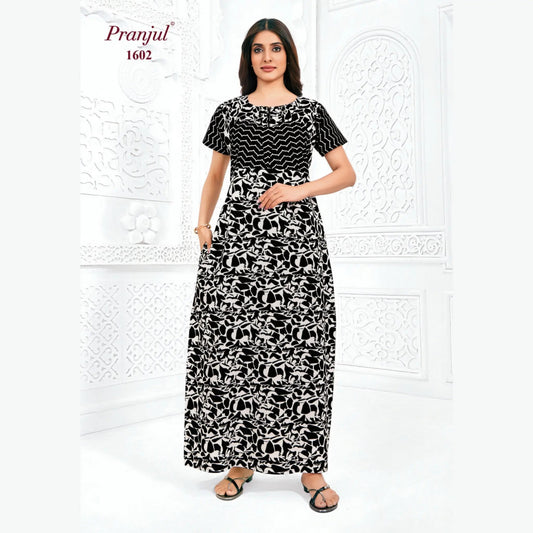 Cotton Pranjul Nighty 1602