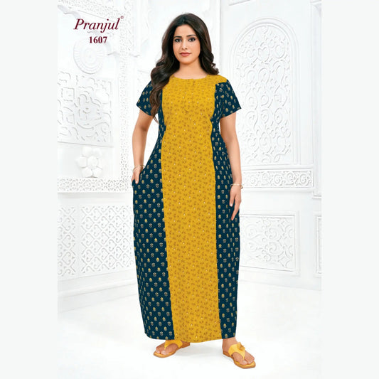 Cotton Pranjul Nighty 1607