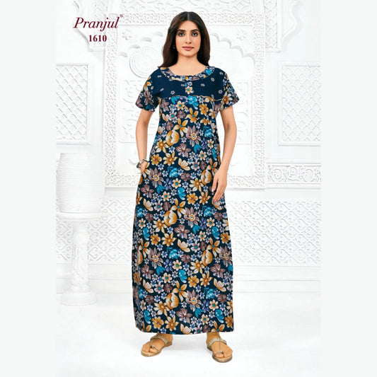 Cotton Pranjul Nighty 1610