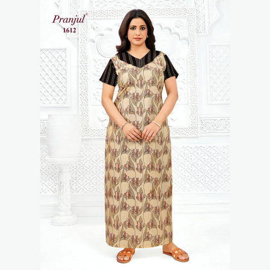 Cotton Pranjul Nighty 1612