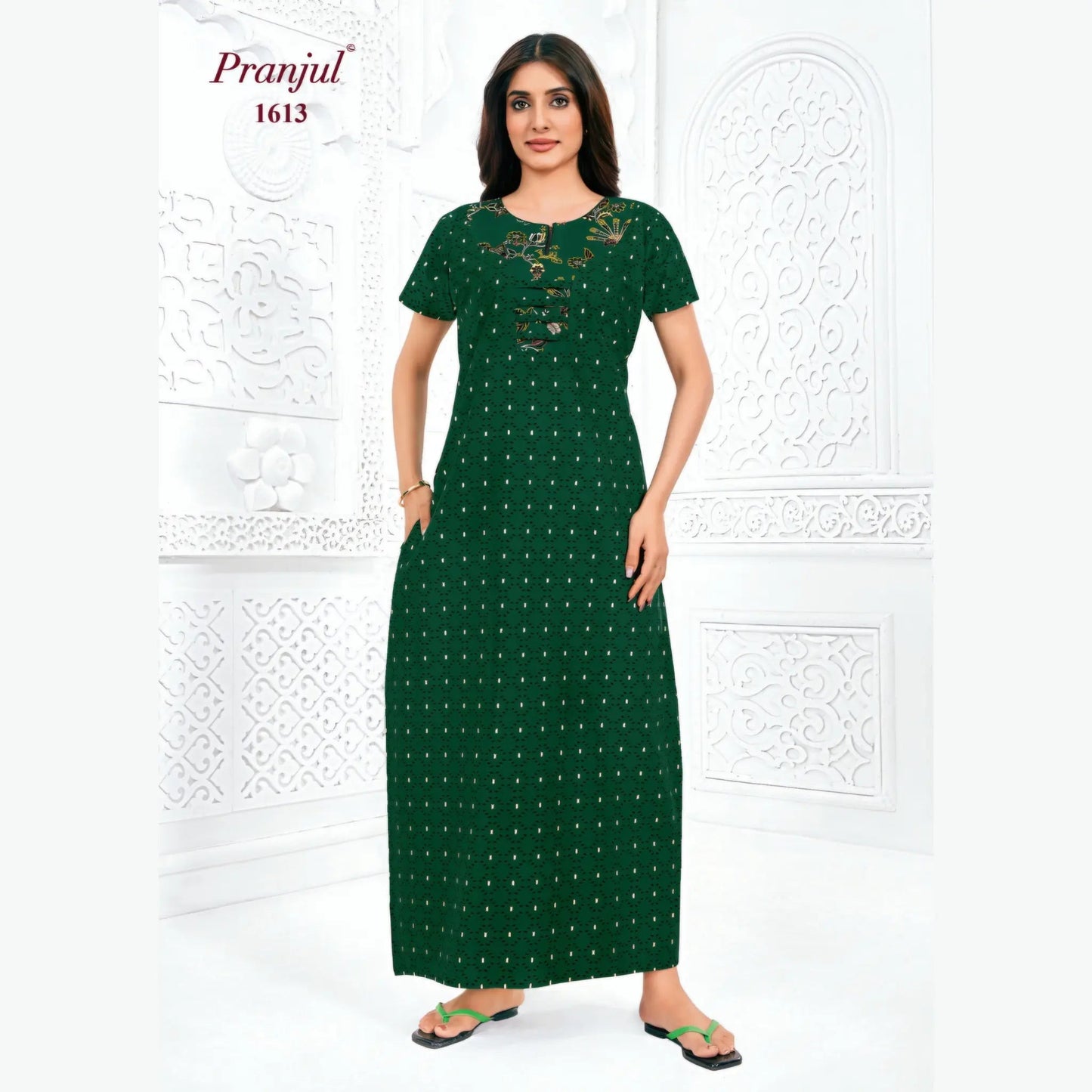 Cotton Pranjul Nighty 1613