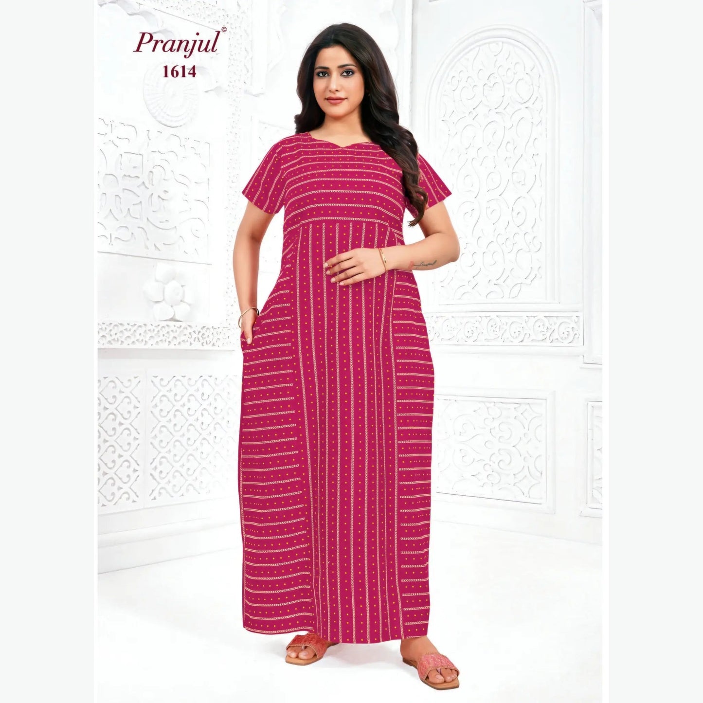 Cotton Pranjul Nighty 1614