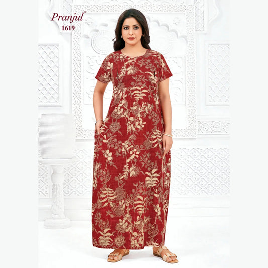 Cotton Pranjul Nighty 1619