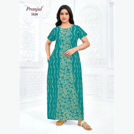 Cotton Pranjul Nighty 1620