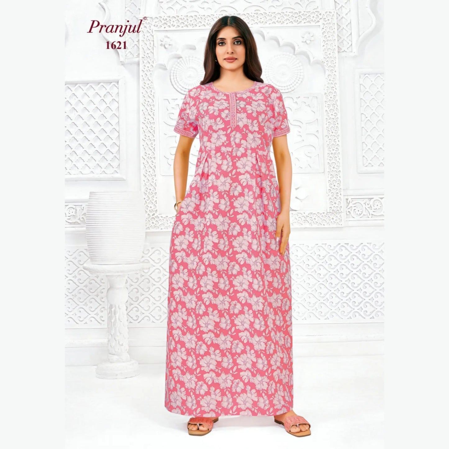 Cotton Pranjul Nighty 1621