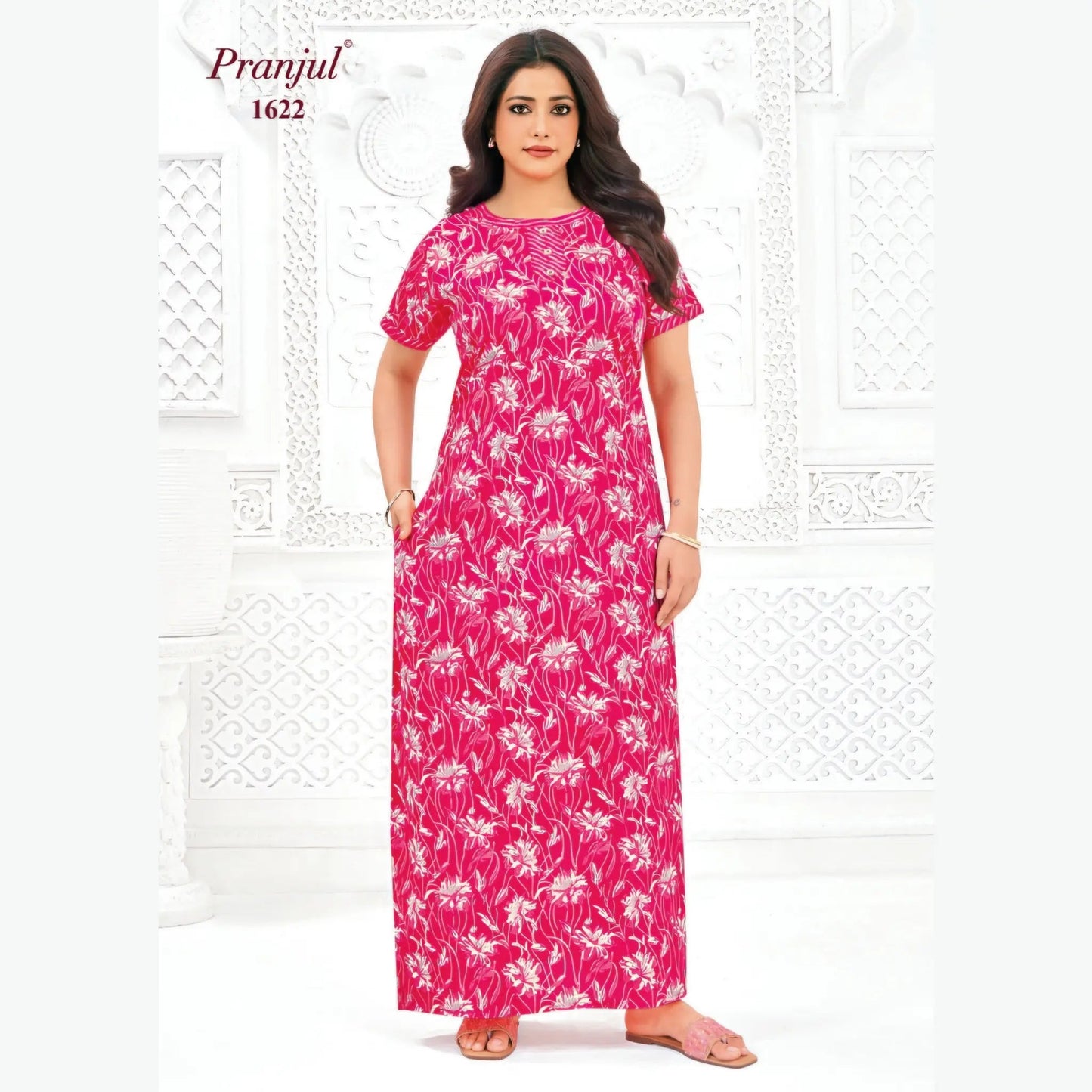 Cotton Pranjul Nighty 1622
