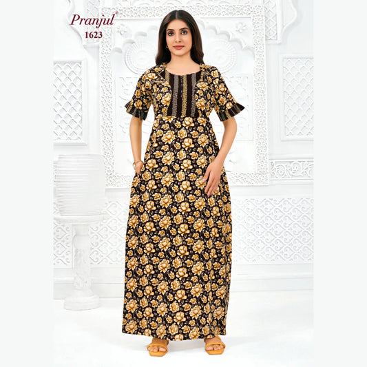 Cotton Pranjul Nighty 1623