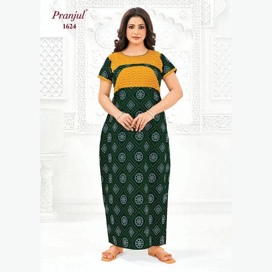 Cotton Pranjul Nighty 1624