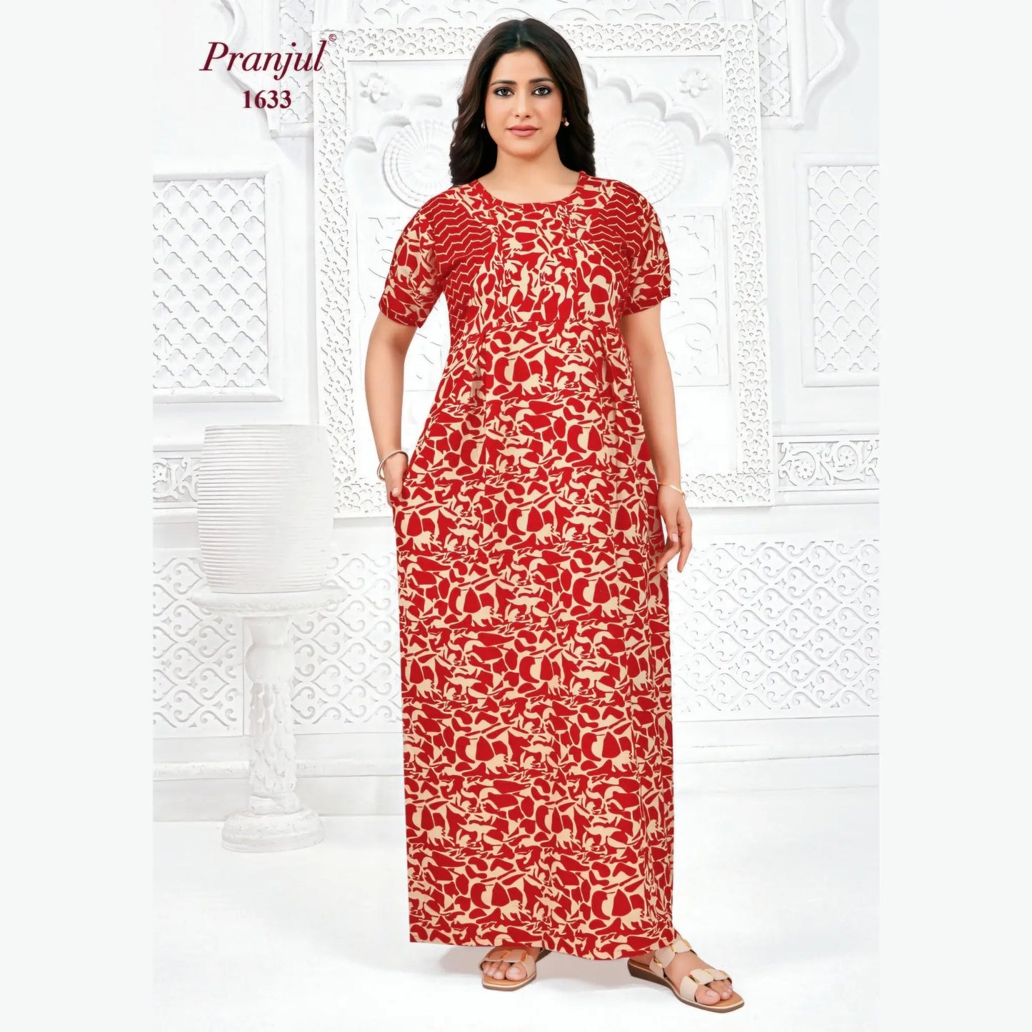 Cotton Pranjul Nighty 1633
