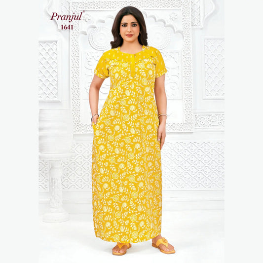 Cotton Pranjul Nighty 1641