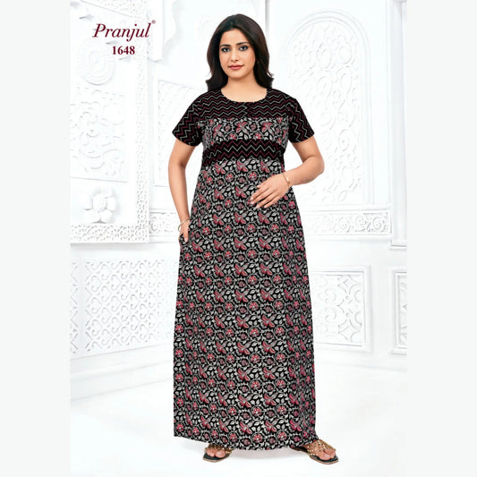 Cotton Pranjul Nighty 1648