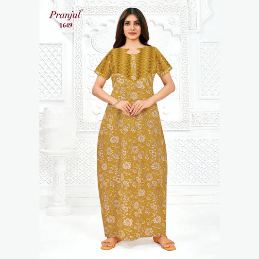 Cotton Pranjul Nighty 1649
